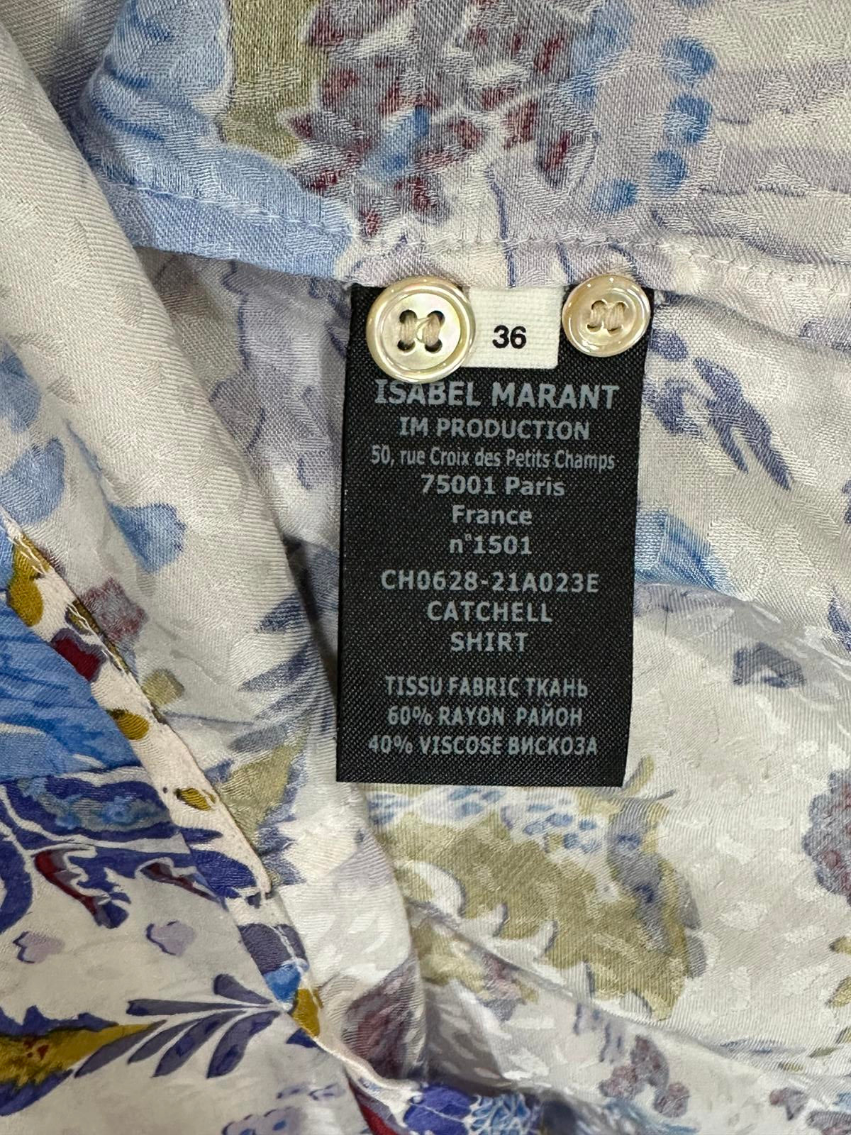 Isabel Marant Catchell Floral Shirt - Size 36