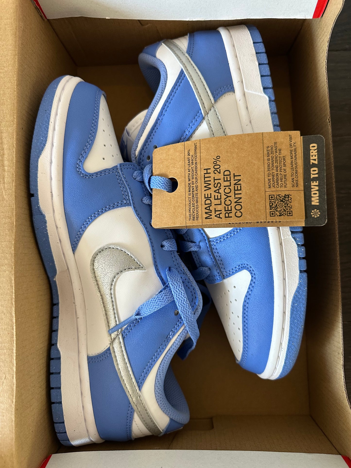 Brand New Women's Nike Dunk Low Next Nature 'Royal Pulse' Size 8